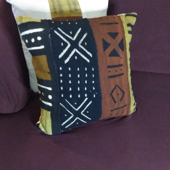 Mudcloth bogolan pillow cover - Picture 4 of 14